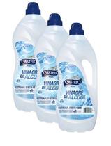 Kit 3 Vinagre De Alcool 6% Para Limpeza Castelo 2 Litros