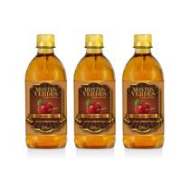 Kit 3 Vinagre De Fruta Maça Natural Montes Verdes 530ml - Monte Verde