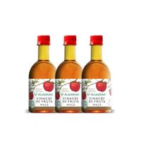 Kit 3 Vinagre de Maçã Almaromi Frasco 400ml