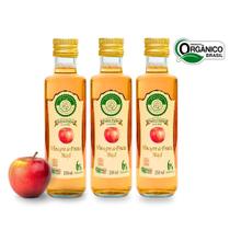 Kit 3 vinagre de maçã orgânico acidez 6% são francisco 250 ml