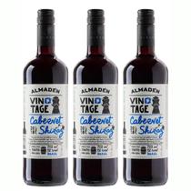 Kit 3 Vinho Almadén Vintage Cabernet e Shiraz 750ml