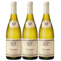 Kit 3 Vinho Branco Francês Louis Jadot Chablis 2022 750ml