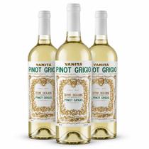 Kit 3 Vinho Branco Italiano Pinot Grigio Fantini Vanitá, Refrescante, Leve Kit 3 Vinho Branco Italiano Pinot Grigio Fantini Vanitá, Refrescante, Leve