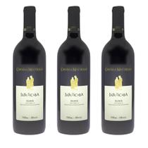 Kit 3 Vinho de Jabuticaba Artesanal Cantina Mattiello Tinto Suave 750ml 10% Vol