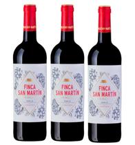 Kit 3 Vinho Espanhol Finca San Martin Rioja Crianza 750Ml