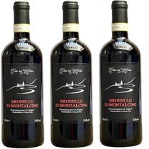 Kit 3 Vinho Italiano Colle Dei Medici Brunello Di Montalcino