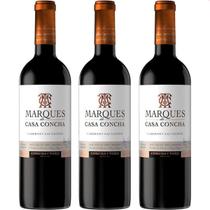 Kit 3 Vinho Marques De Casa Concha Cabernet Sauvignon 750ml Kit 3 Vinho Marques De Casa Concha Cabernet Sauvignon 750ml