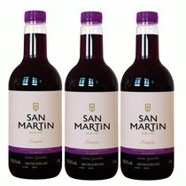 Kit 3 Vinho San Martin 1,4L Tinto Suave - Serra Gaúcha