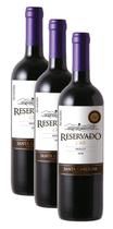kit 3 Vinho Santa Carolina Reservado Merlot 750ml