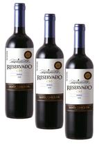 kit 3 Vinho Santa Carolina Reservado Shiraz 750ml