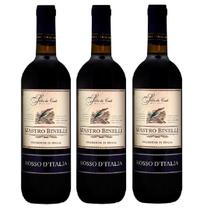 Kit 3 Vinho Seco Italiano Mastro Binelli Rosso D'Italia 750M