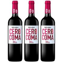 Kit 3 Vinho Sem Álcool Cero Coma Tinto - 750Ml Espanha