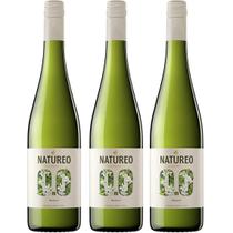 Kit 3 Vinho Sem Álcool Natureo Branco Espanhol 0,0% - 750Ml