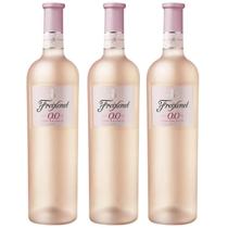 Kit 3 Vinho Sem Álcool Vinoh Rosé - 750Ml Nacional