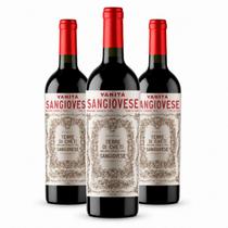 Kit 3 Vinho Tinto Italiano Sangiovese Vanitá Macio e Gastronômico Kit 3 Vinho Tinto Italiano Sangiovese Vanitá Macio e Gastronômico