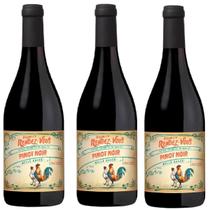 Kit 3 Vinho Tinto Premier Rendez-Vous Pinot Noir Belle Cuvee