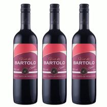 Kit 3 Vinho Tinto Suave Di Bartolo 750ml Serra Gaúcha Kit 3 Vinho Tinto Suave Di Bartolo 750ml Serra Gaúcha