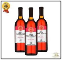 Kit 3 Vinhos Adega Mascarello Rosé Suave