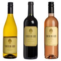 Kit 3 vinhos chileno chardonnay rose cabernet sauvignon flor de los andes Kit 3 vinhos chileno chardonnay rose cabernet sauvignon flor de los andes