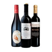 Kit 3 - Vinhos Leves - Tinto - 750ml Kit 3 - Vinhos Leves - Tinto - 750ml