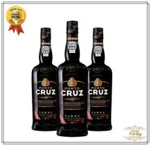 Kit 3 Vinhos Portugueses do Porto Cruz Tawny
