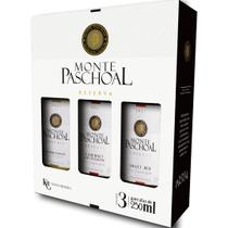 Kit 3 Vinhos Reserva 250ml - Monte Paschoal