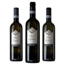Kit 3 Vinhos Siné Sulin uvas Barbera, Dolcetto e Monferrato Bianco vinícola Gérard Bertrand
