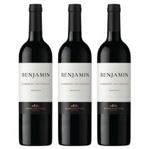 Kit 3 Vinhos Tinto Benjamin Nieto Senetiner Cabernet Sauvignon 750ml