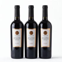 Kit 3 Vinhos Tintos Italianos Primitivo Negroamaro Contessa 750ml