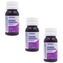 Kit 3 Violeta Genciana 1 Uniphar 30ml Matizador para Cabelos Loiros e Grisalhos