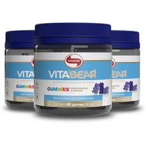 Kit 3 Vita Bear Multivitáminicos 200g Vitafor 60 gomas