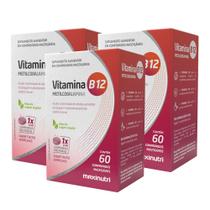 Kit 3 Vitamina B-12 Mastigável Zero Açucar 60 Comprimidos Maxinutri