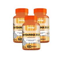 Kit 3 Vitamina B12 Cianocobalamina 3x60 Cápsulas Maltta