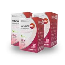 Kit 3 Vitamina B12 Com 60 Comprimidos Mastigável Frutas Vermelhas Zero Maxinutri Kit 3 Vitamina B12 Com 60 Comprimidos Mastigável Frutas Vermelhas Zero Maxinutri