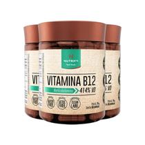 Kit 3 Vitamina B12 Metilcobalamina Nutrify 60 Cápsulas