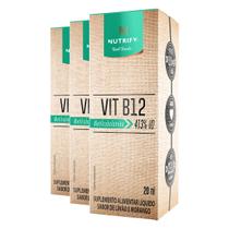 Kit 3 Vitamina B12 Nutrify 20ml