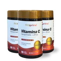 Kit 3 Vitamina C Tamponada Zinco 60 Cápsulas Fitoprime Kit 3 Vitamina C Tamponada Zinco 60 Cápsulas Fitoprime