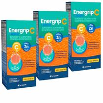 Kit 3 Vitamina C + Zinco - Energrip C 1g C/10cpds Eferves - Vitamedic