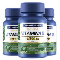 Kit 3 Vitamina D 1000ui Catarinense 30 cápsulas Kit 3 Vitamina D 1000ui Catarinense 30 cápsulas