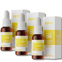 KIT 3 Vitamina D3 Ydrosolv 30ml Yosen