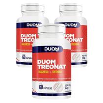 Kit 3 Vitamina Duom Treonat Mágnésio Treonina 60 Cps - Duom