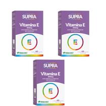 Kit 3 Vitamina E Supra Herbamed 60 Cápsulas
