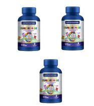 Kit 3 Vitamina Gummies Kids 30 Gomas - Catarinense