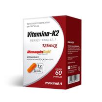 Kit 3 Vitamina K2 Menaquinona 60 cápsulas Maxinutri