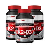 Kit 3 Vitamina K2 + Vitamina D3 30 Cápsulas