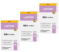 Kit 3 Vitamina Lavitan 50+ Vitalidade Mulher 60 comprimidos Kit 3 Vitamina Lavitan 50+ Vitalidade Mulher 60 comprimidos