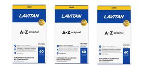 Kit 3 Vitamina Lavitan A-Z Homem Polivit 60 Cpr - Cimed