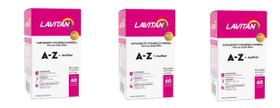 Kit 3 Vitamina Lavitan A-z Mulher 60 Comprimidos - Cimed