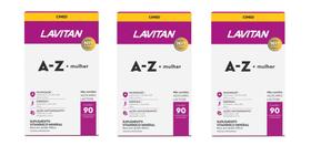 Kit 3 Vitamina Lavitan A-Z Mulher Polivitamínico 90Cps-Cimed