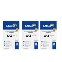 Kit 3 Vitamina Lavitan A-Z Original 60 Cpr - Cimed